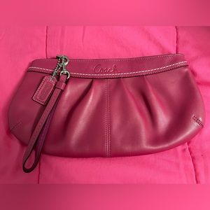 Beautiful pink Coach purse!